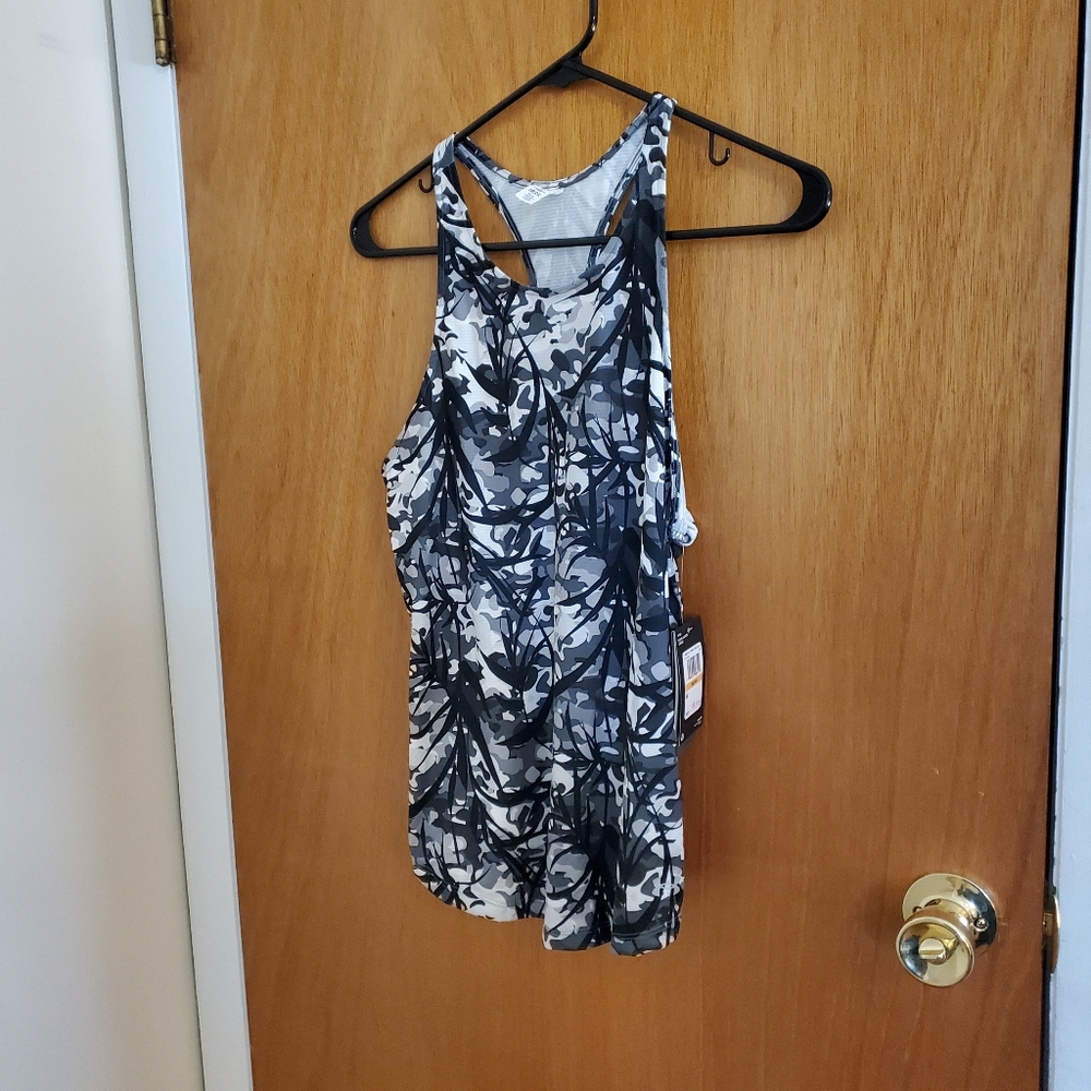 Under Armour Womens Black and White Tank Top Size Small